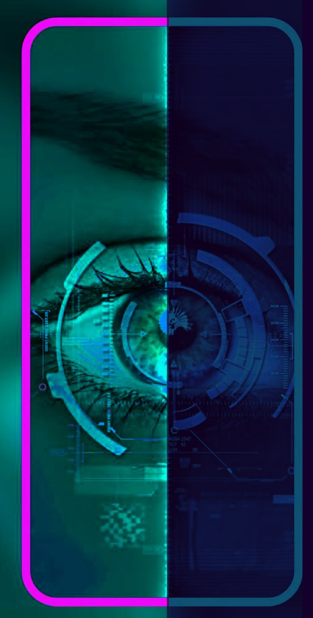 Tech eye graphic symbolizing ÇUKUR's sharp vision